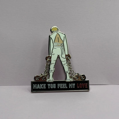 Stray Kids Bangchan and Hyunjin Red Lights Enamel Pins