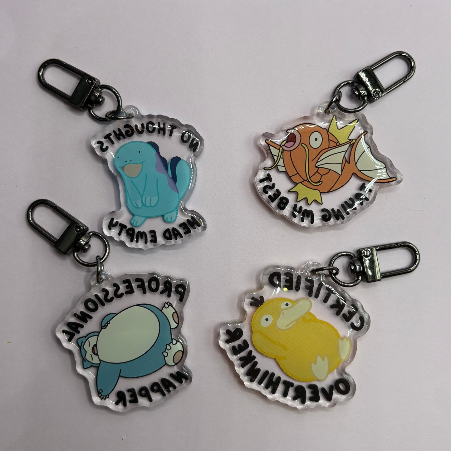 Pokemon Memes Acrylic Keychains