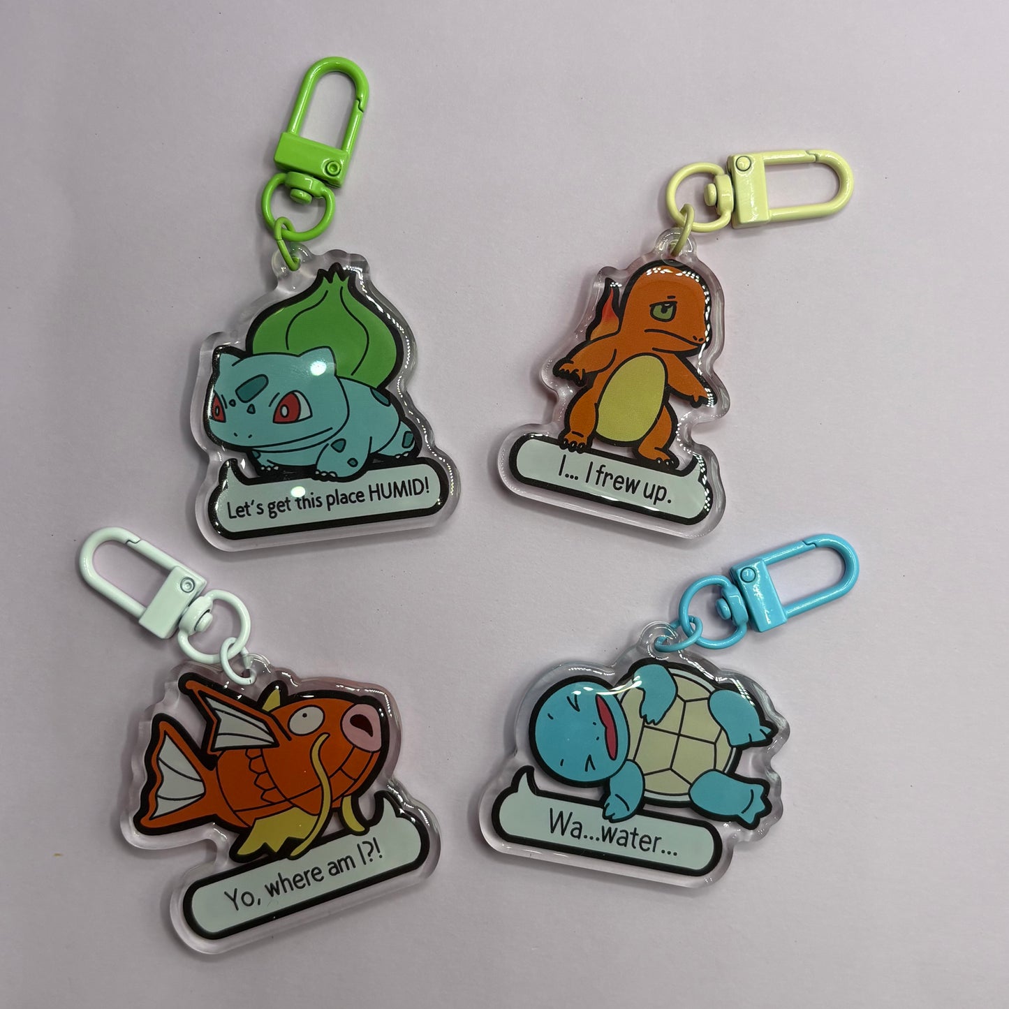 Pokemon Pokopia Memes Acrylic Keychains
