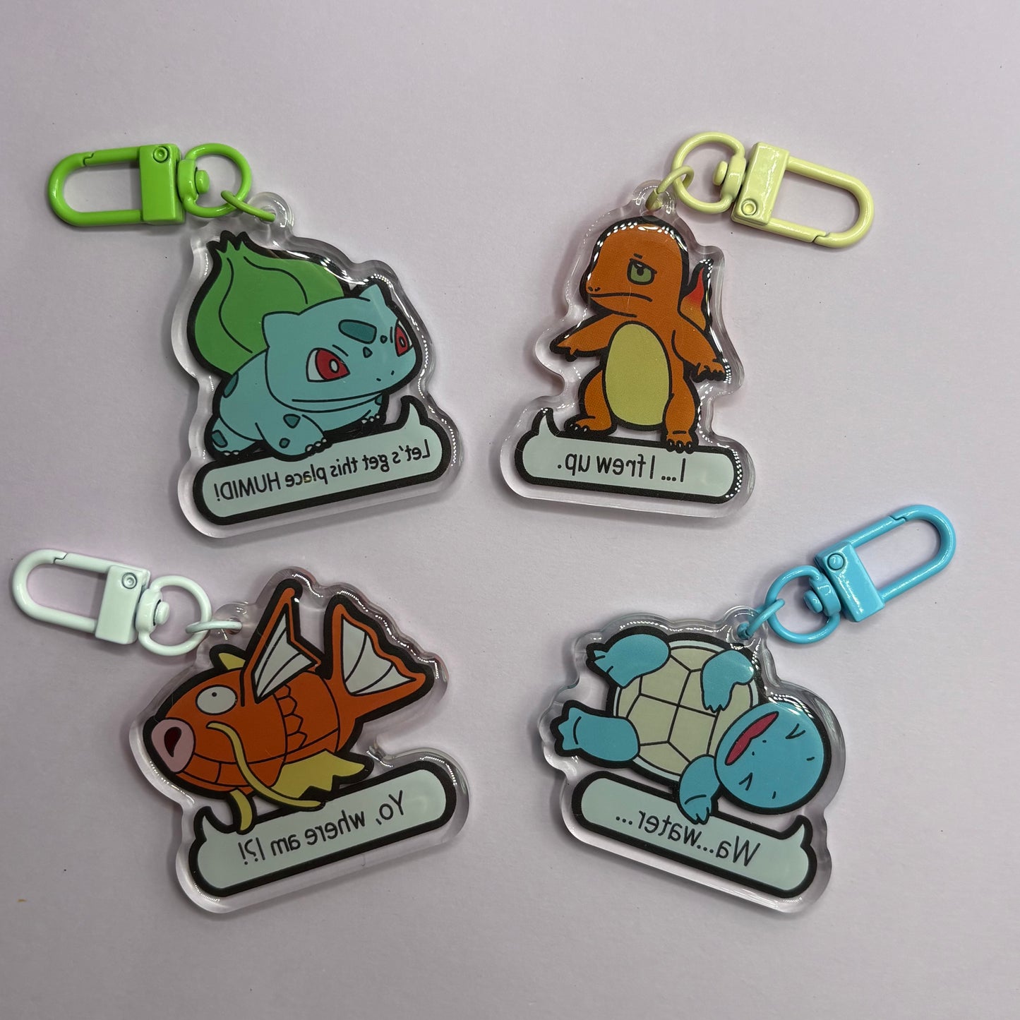 Pokemon Pokopia Memes Acrylic Keychains