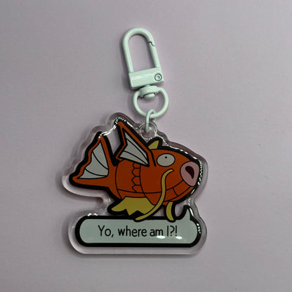 Pokemon Pokopia Memes Acrylic Keychains
