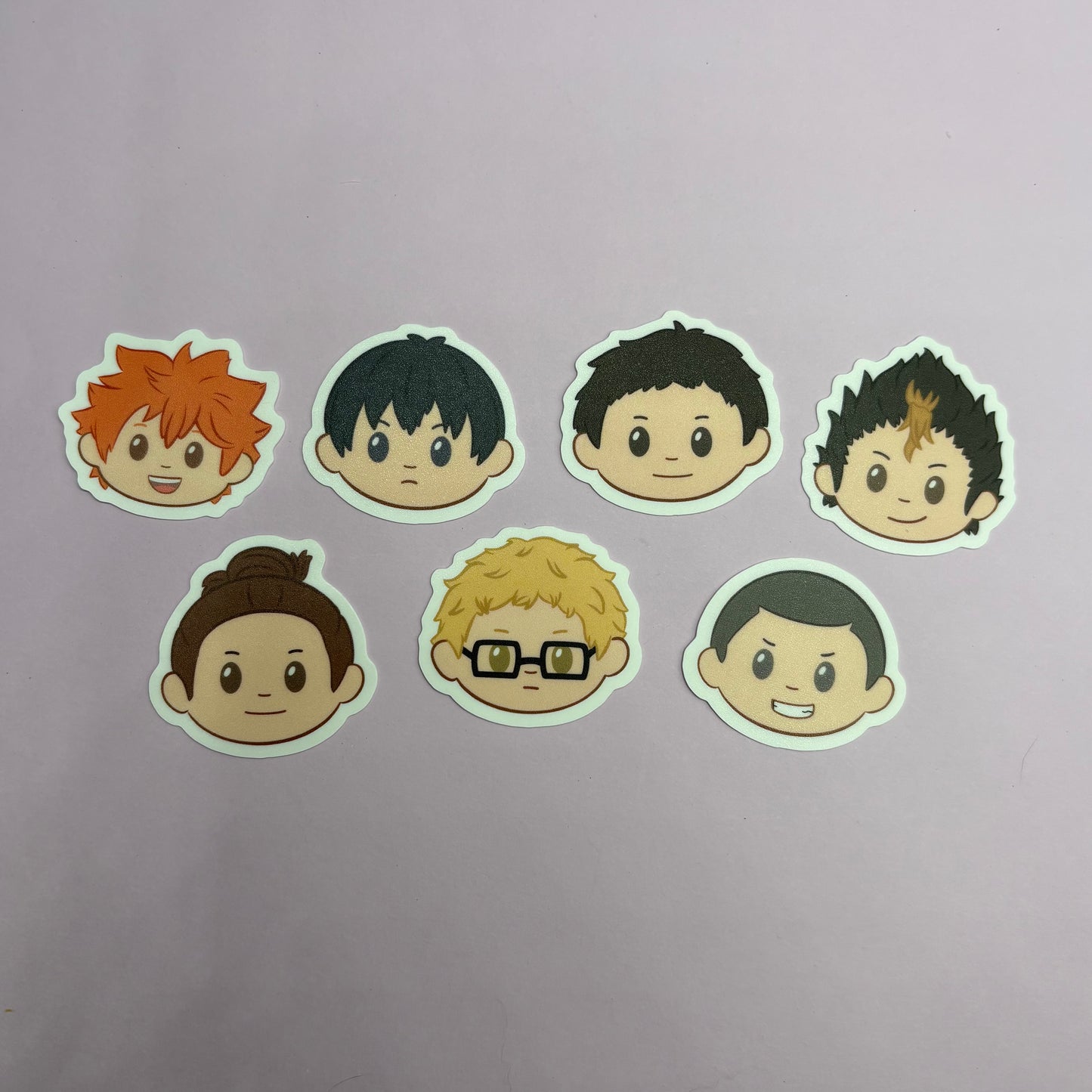 Haikyuu Karasuno Starting Line Up Cuties Stickers