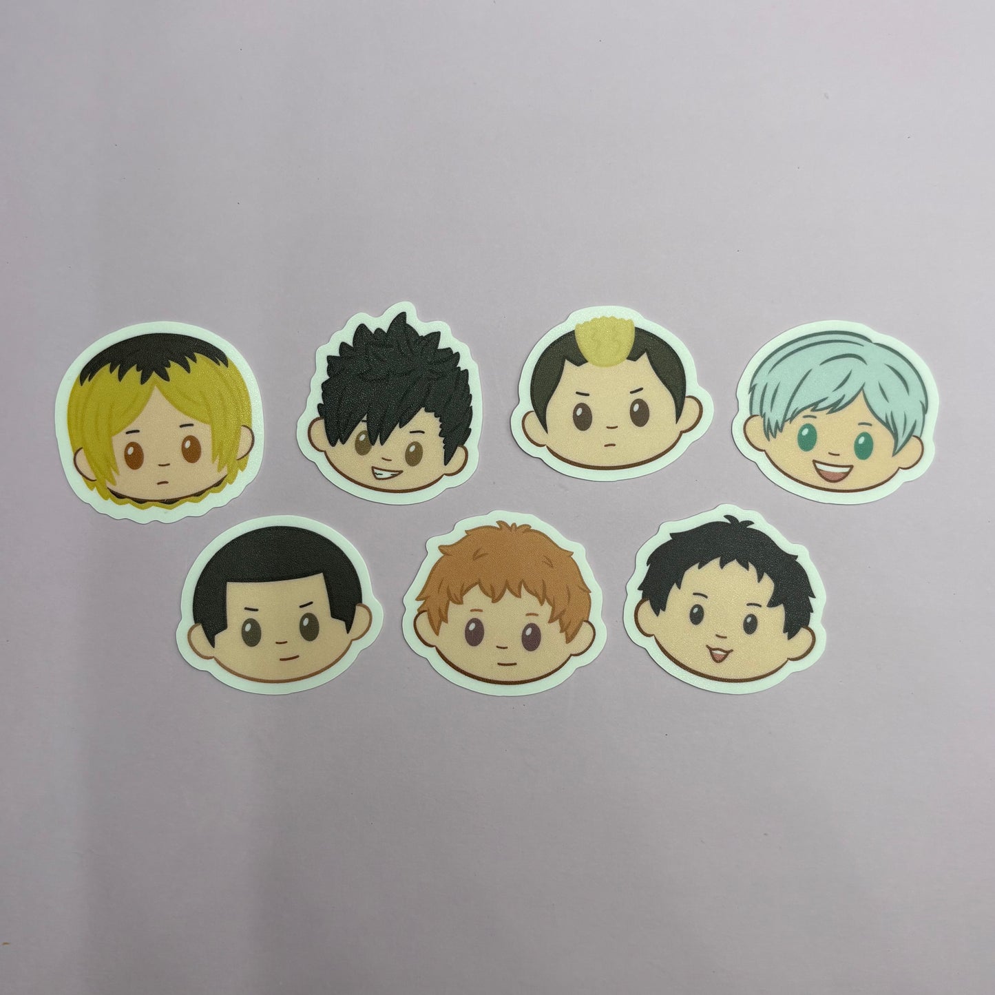 Haikyuu Nekoma Starting Line Up Cuties Stickers