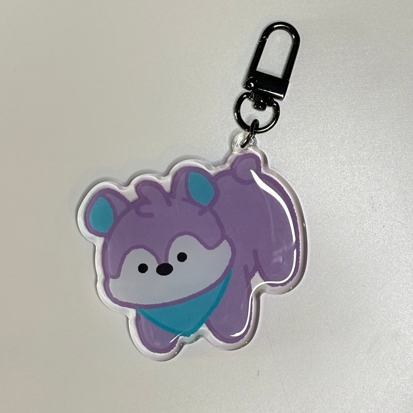 BT21 Cute Hanging Character Epoxy Keychain