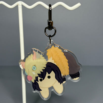 Demon Slayer Cuties Hanging Acrylic Keychains