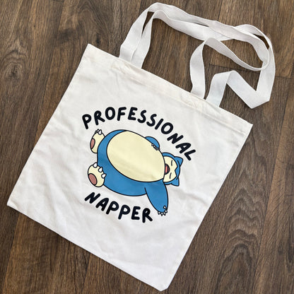 Snorlax Professional Napper Tote Bag