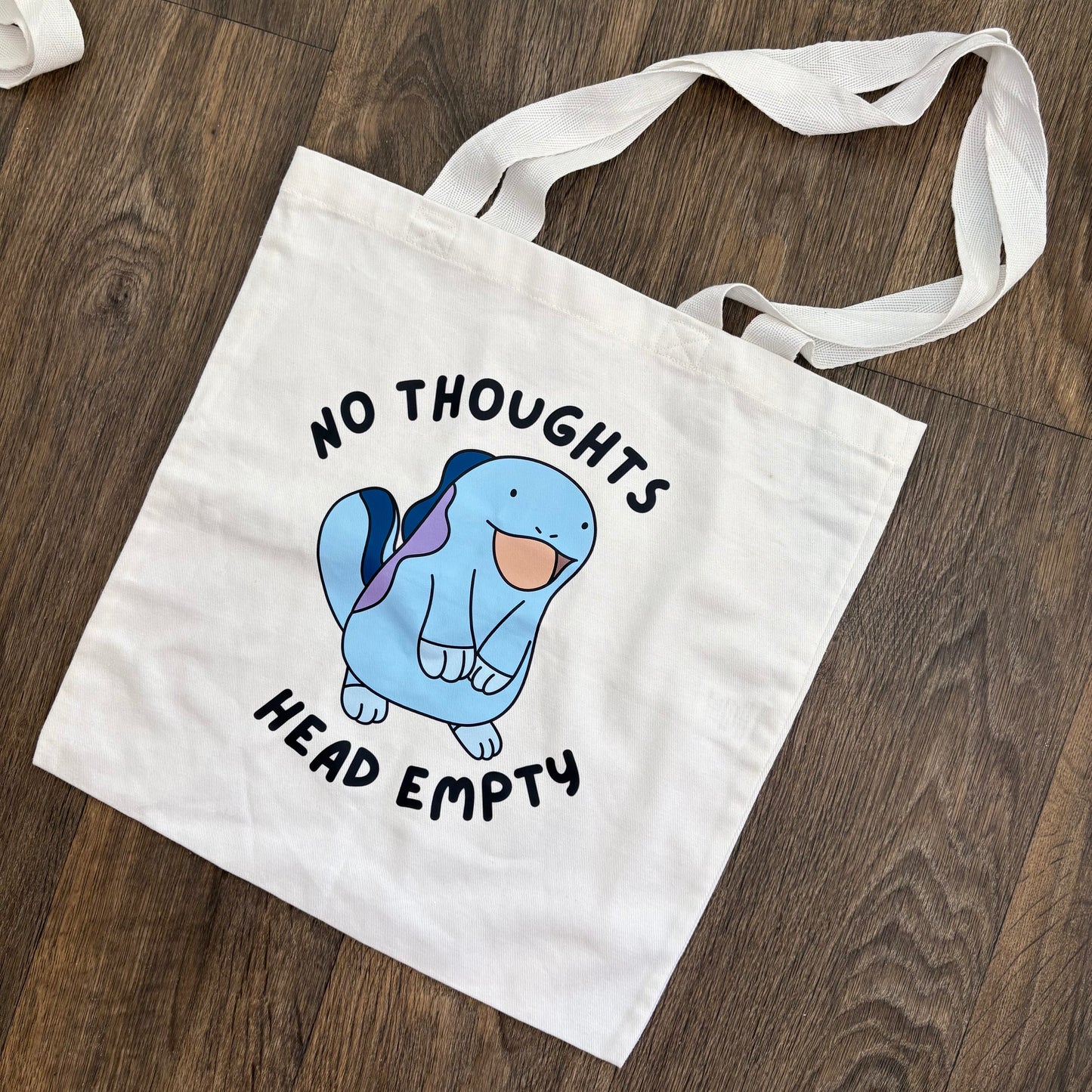 Quagsire No Thoughts Head Empty Tote Bag