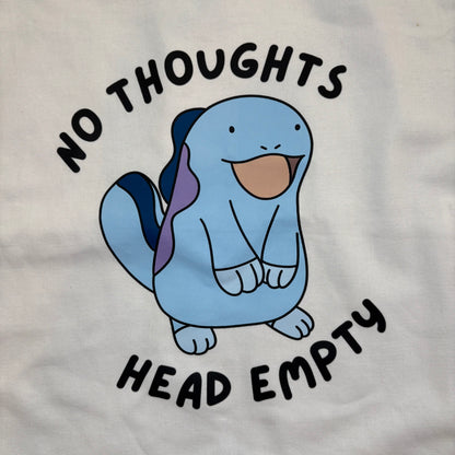 Quagsire No Thoughts Head Empty Tote Bag