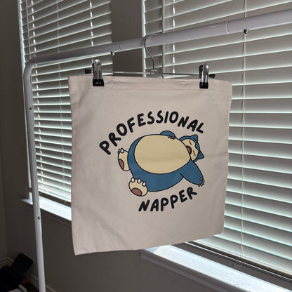 Snorlax Professional Napper Tote Bag