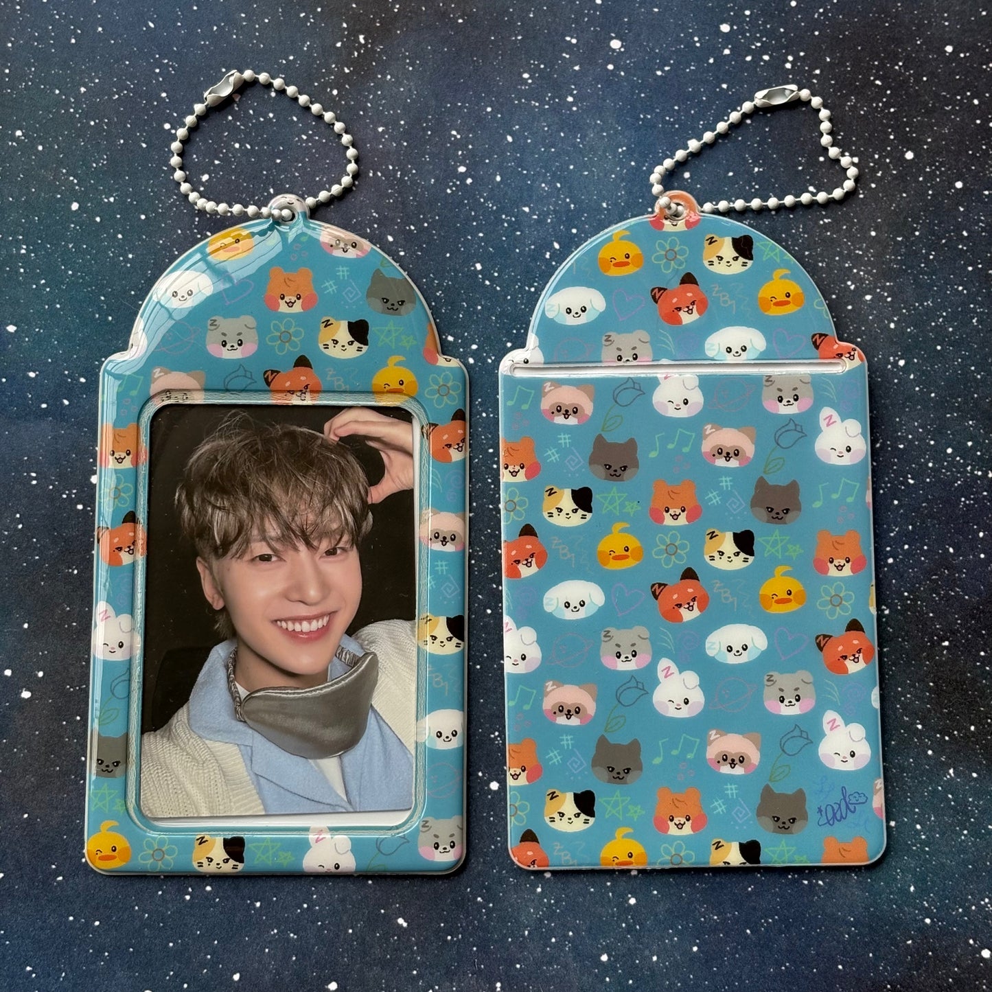 ZB1 Zeroni Patterned Photocard Holder