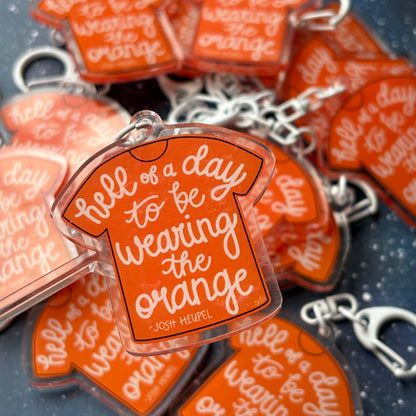 Tennessee Vols Football Josh Huepel Quote Keychain