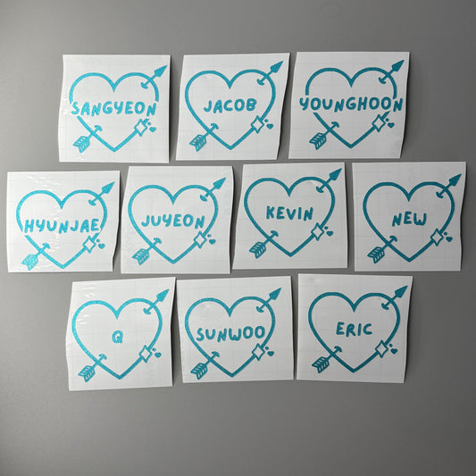 The Boyz Lightstick Member Decal