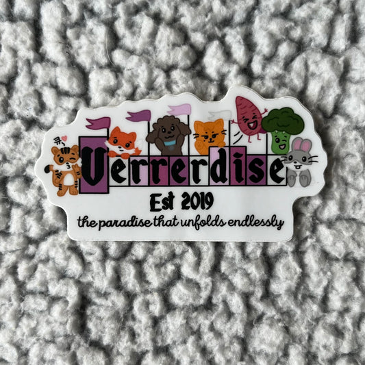 VeriVery Verrerdise Fandom Sticker