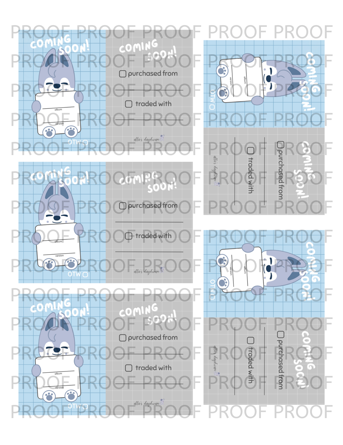SKZOO Missing Photocard Placehold Card (Digital File)