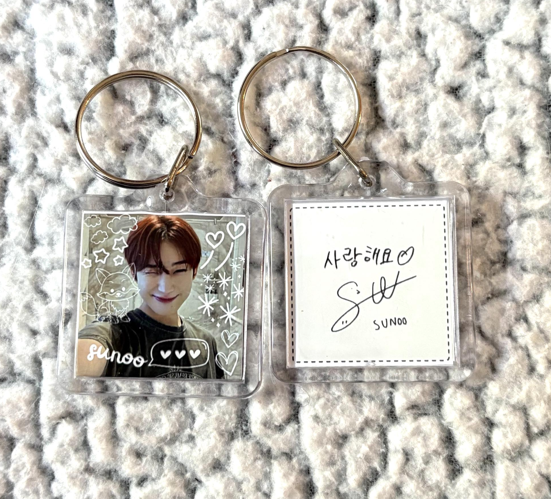 ADER ERROR スター　キーホルダー　キーリング　ENHYPEN ジェイク ENHYPENのソンフンとジェイクが「ADERERROR PLUG SHOP HANKYU UMEDA