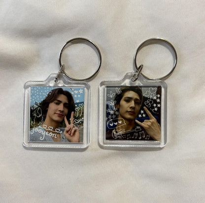 Xdinary Heroes Member Double-Sided Photo Keychain