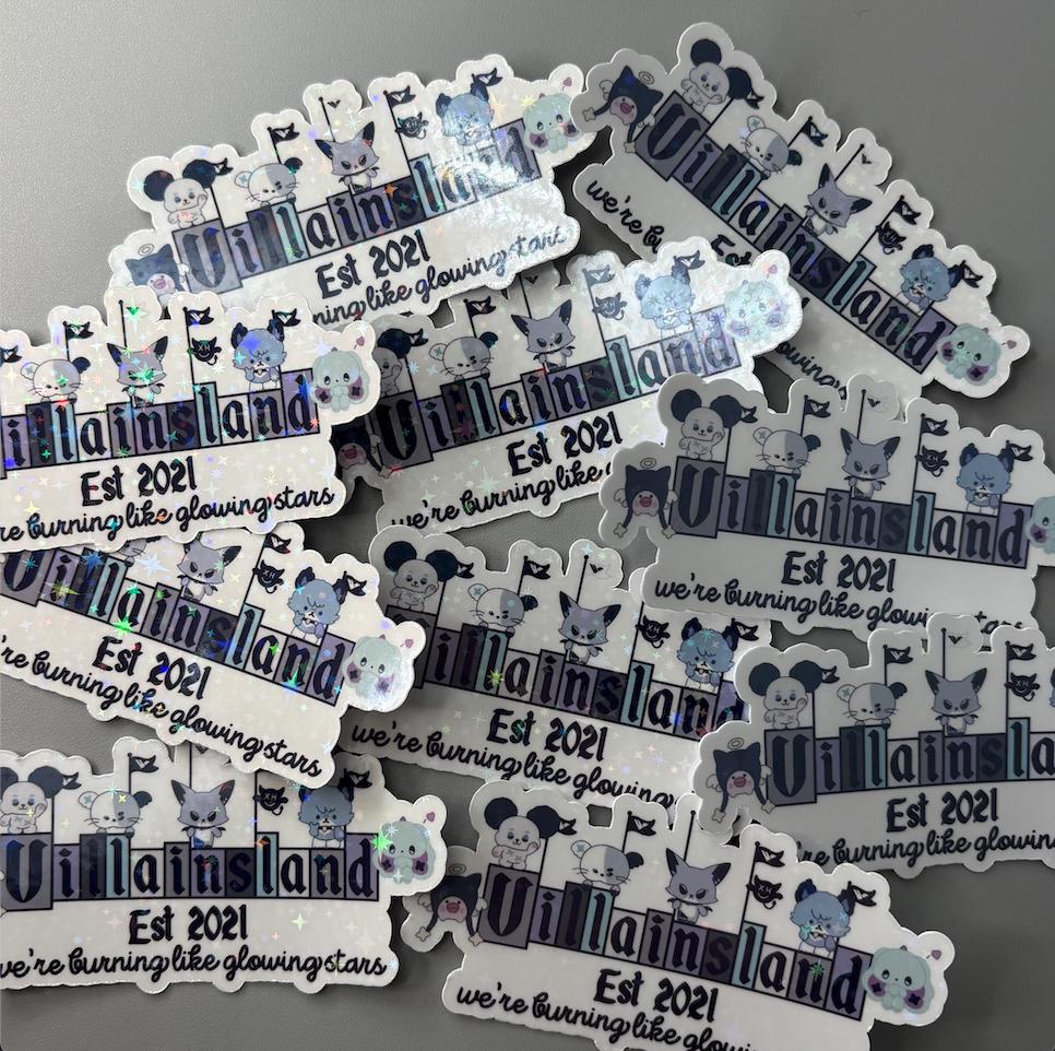 Xdinary Heroes XH Villains Villainsland Fandom Xdinary Monsters Holographic Sticker