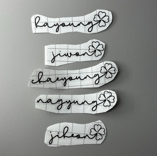 fromis_9 Kpop Lightstick Member Decal