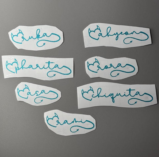 BabyMonster Kpop Lighstick Member Decal