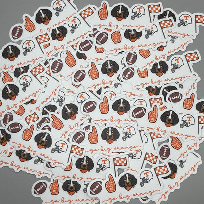 Tennessee Volunteers Cute Symbols Matte Sticker