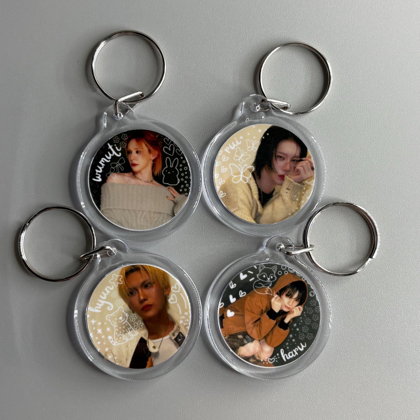 XLOV Member Double Sided Circle Keychain