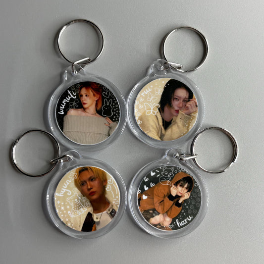 XLOV Member Double Sided Circle Keychain