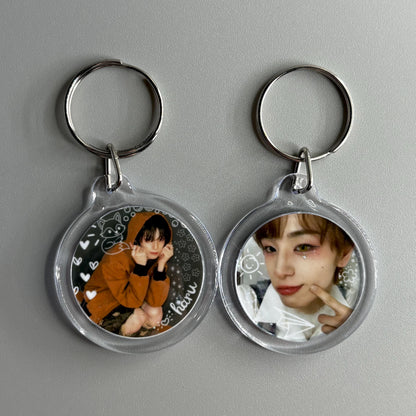 XLOV Member Double Sided Circle Keychain