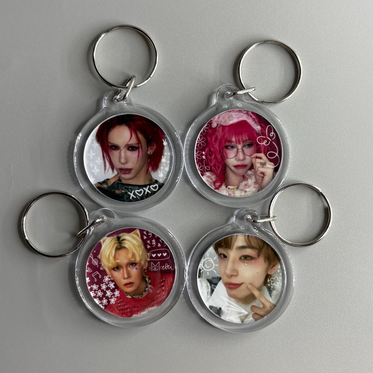 XLOV Member Double Sided Circle Keychain