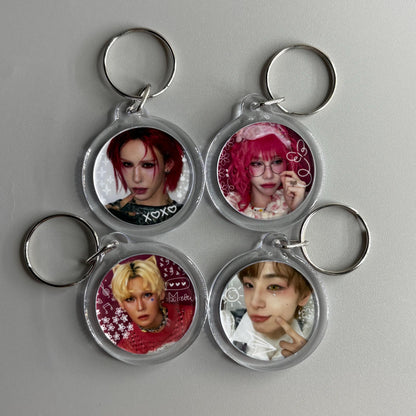 XLOV Member Double Sided Circle Keychain