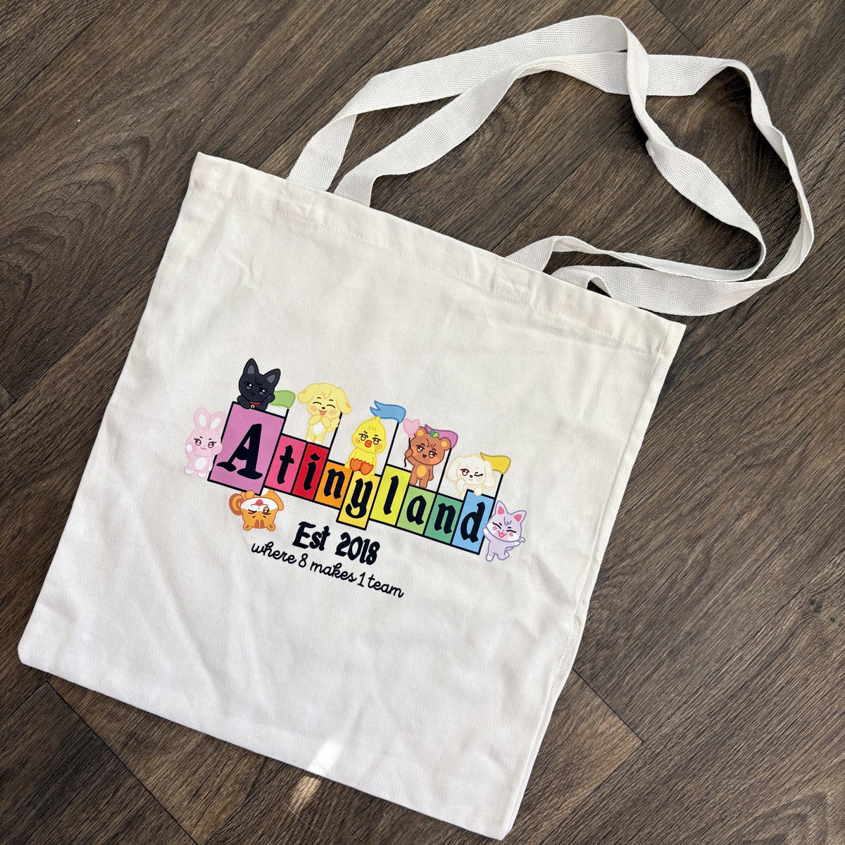 Atinyland Ateez Atiny Aniteez Atinyland Fandom Sign Tote Bag