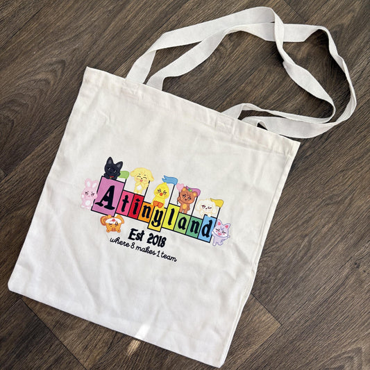 Ateez Atinyland Fandom Sign Tote Bag