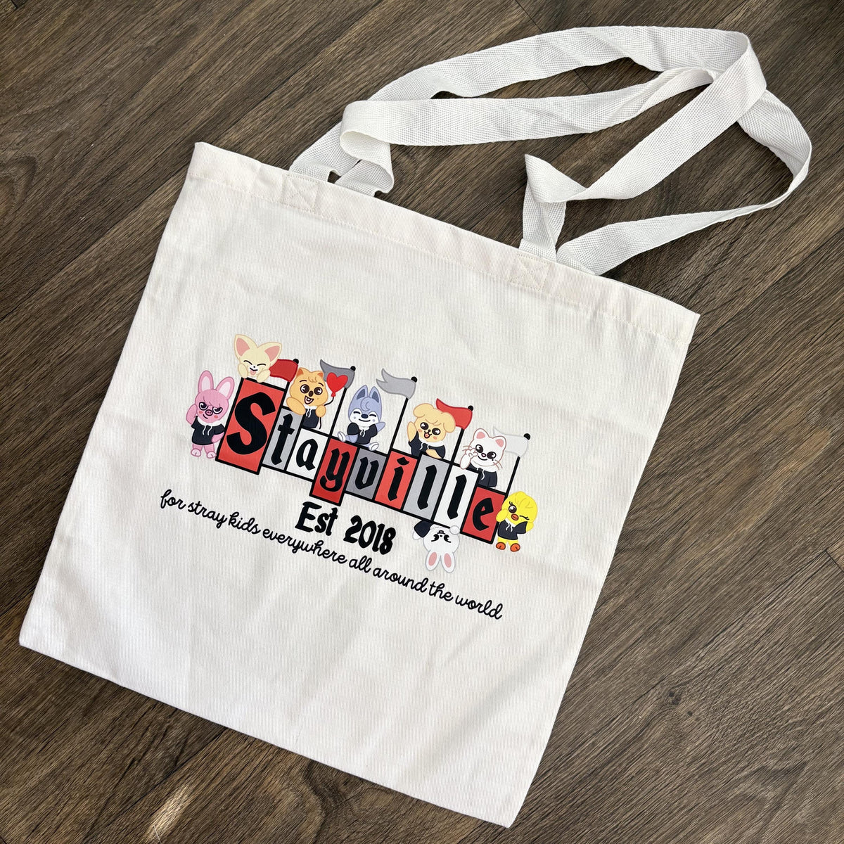Stayville Stray Kids SKZ SKZOO Stay Fandom Sign Tote Bag