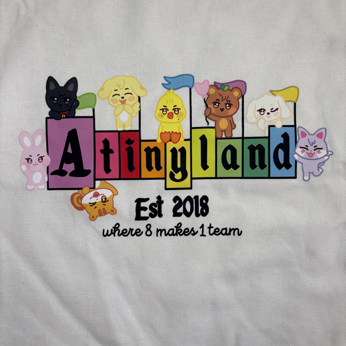 Atinyland Ateez Atiny Aniteez Atinyland Fandom Sign Tote Bag
