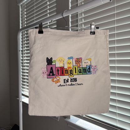 Atinyland Ateez Atiny Aniteez Atinyland Fandom Sign Tote Bag