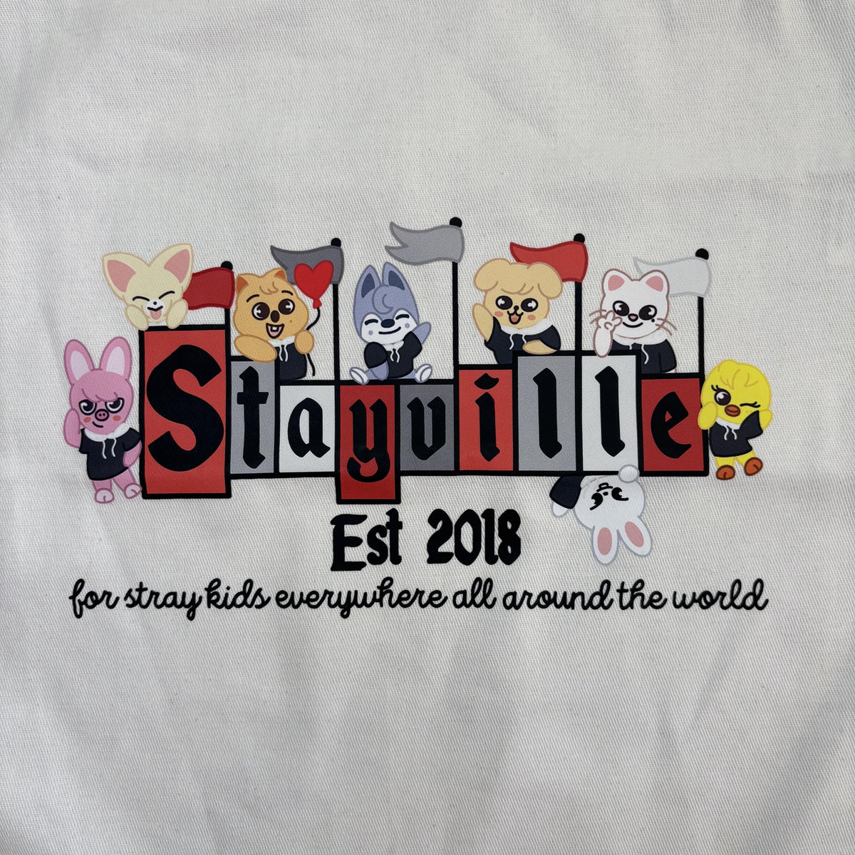 Stayville Stray Kids SKZ SKZOO Stay Fandom Sign Tote Bag