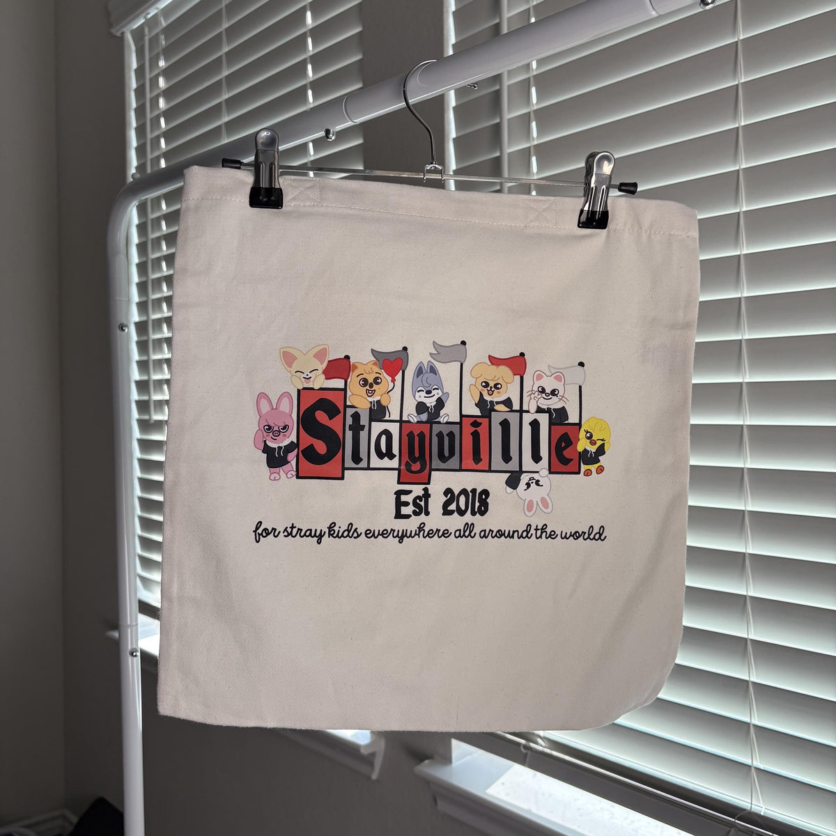 Stayville Stray Kids SKZ SKZOO Stay Fandom Sign Tote Bag