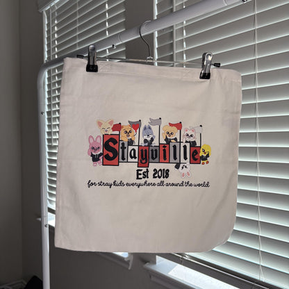 Stayville Stray Kids SKZ SKZOO Stay Fandom Sign Tote Bag