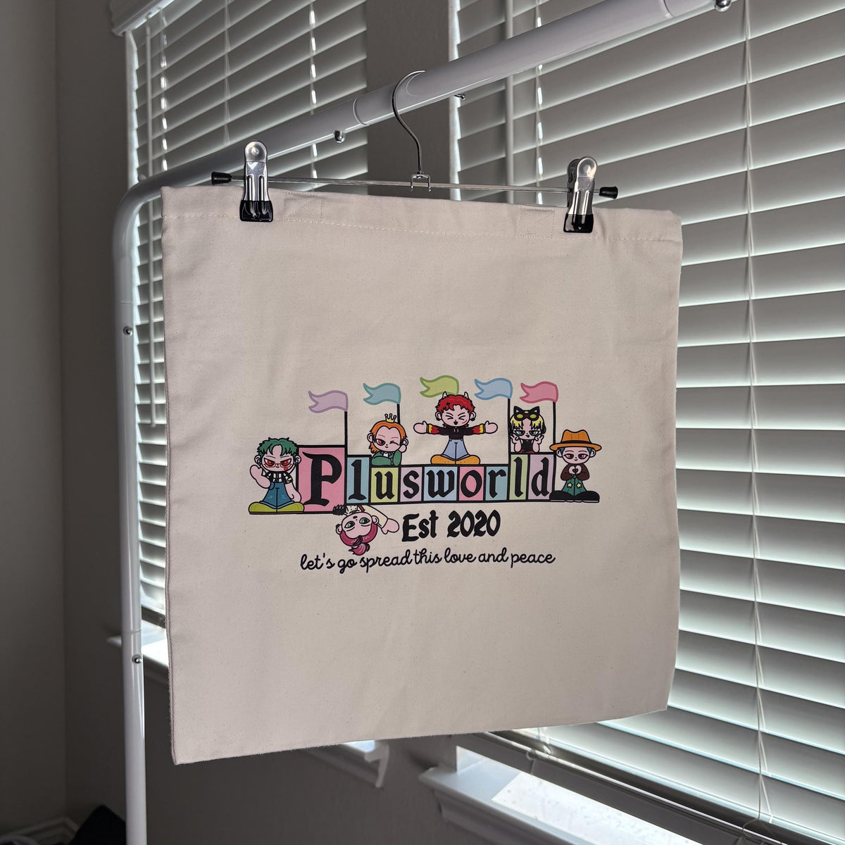 P1usworld P1H P1Harmony P1ece Fandom Sign Tote Bag
