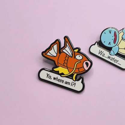 Pokemon Pokopia Memes Enamel Pins